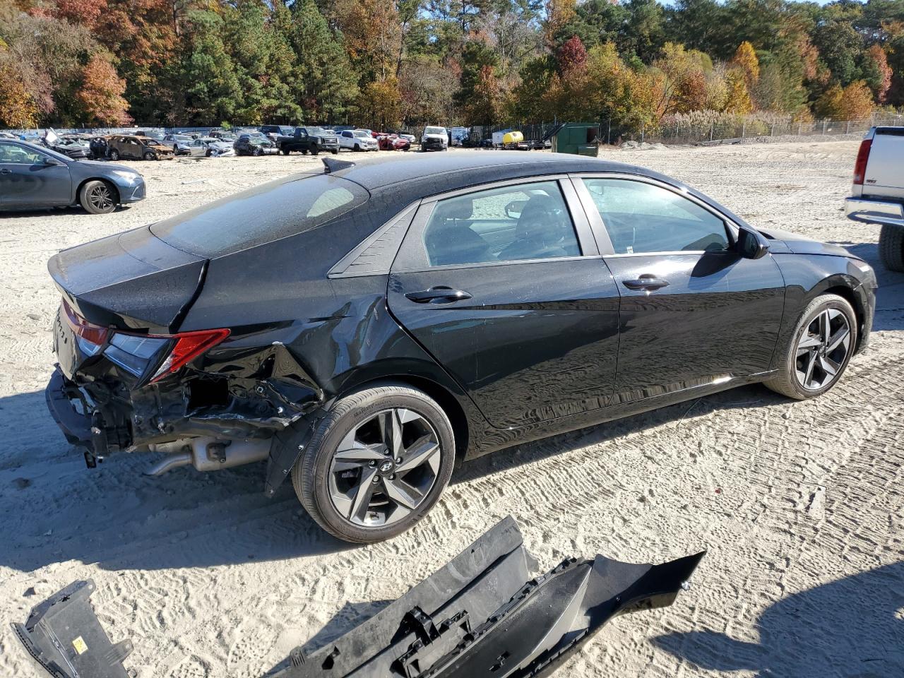 2023 Hyundai Elantra VIN KMHLS4AG2PU508009 Copart auction photo, rear end damage thumbnail 3