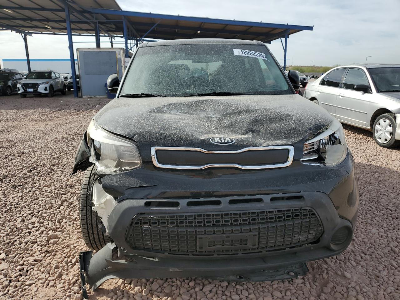2015 KIA Soul VIN KNDJN2A2XF7767999 Copart auction photo, front end damage thumbnail 5