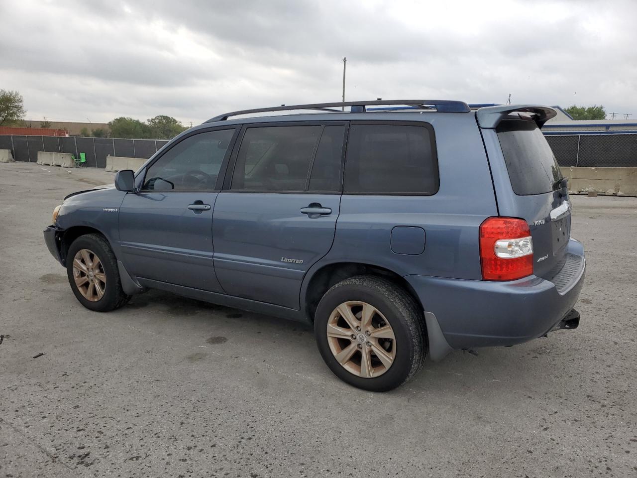 2007 Toyota Highlander VIN JTEEW21A370039971 Copart auction photo, front end / side damage thumbnail 2