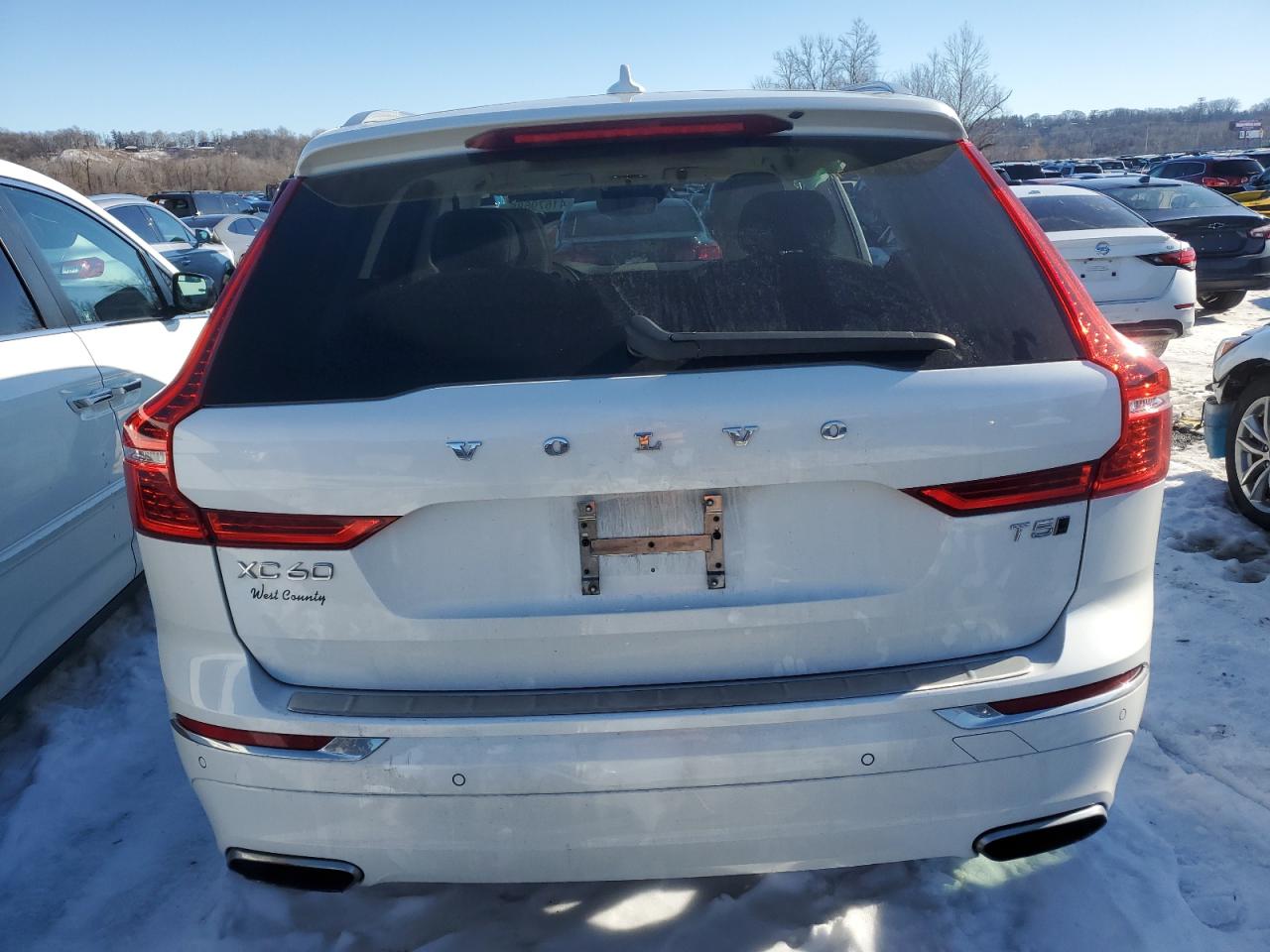 2021 Volvo XC60 VIN YV4102RL4M1773998 Copart auction photo, side damage thumbnail 6