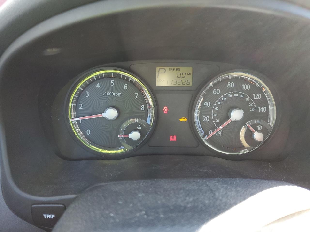 2008 KIA Rio VIN KNADE123X86303888 Copart auction photo, all over damage thumbnail 9