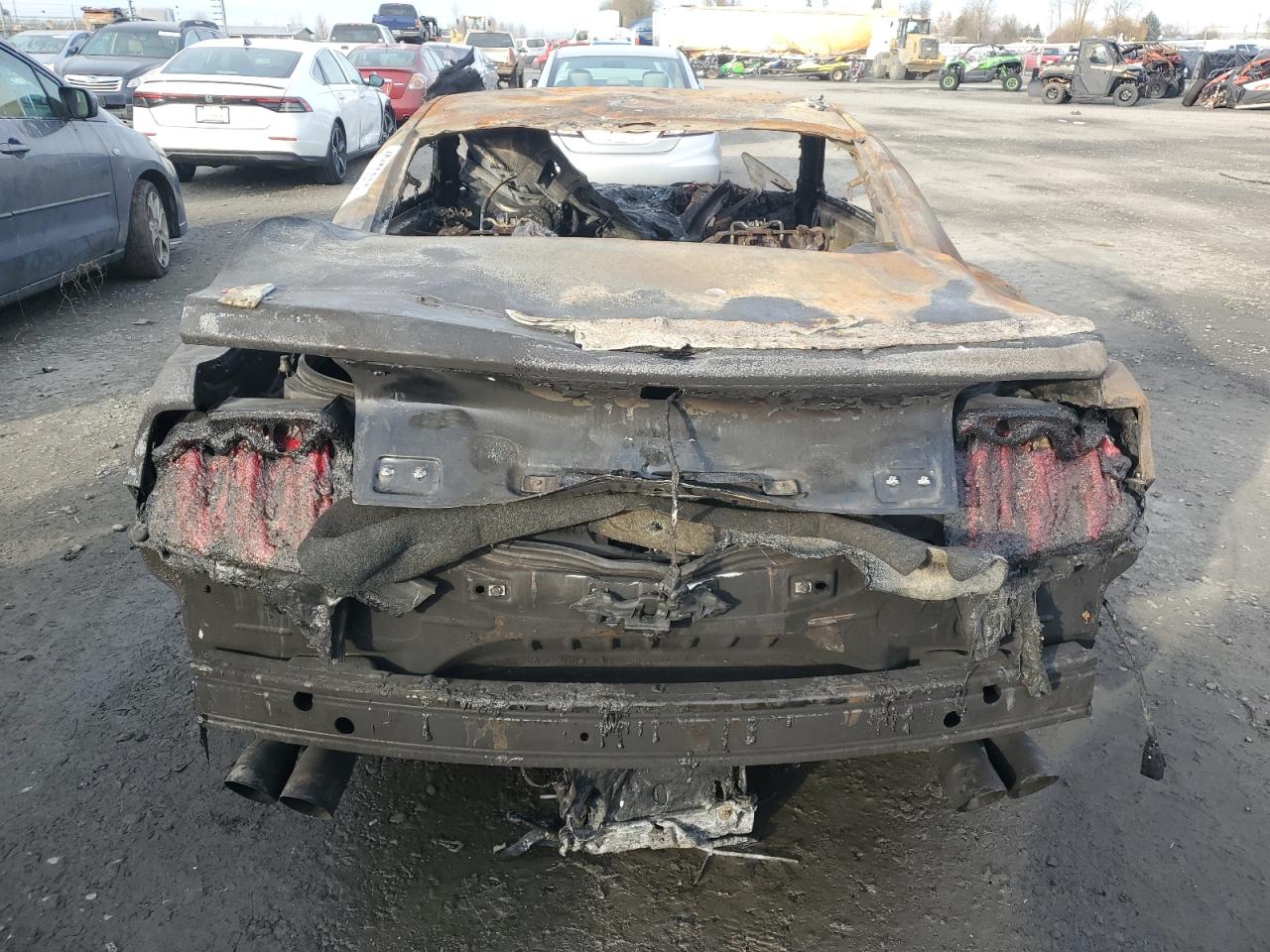 2018 Ford Mustang VIN 1FA6P8CF2J5185425 Copart auction photo, burn damage thumbnail 6