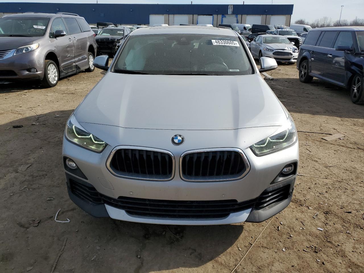 2020 BMW X2 VIN WBXYJ1C02L5P07094 Copart auction photo, side damage thumbnail 5