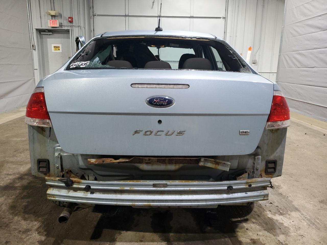 2009 Ford Focus VIN 1FAHP35N89W212536 Copart auction photo, all over / side damage thumbnail 6