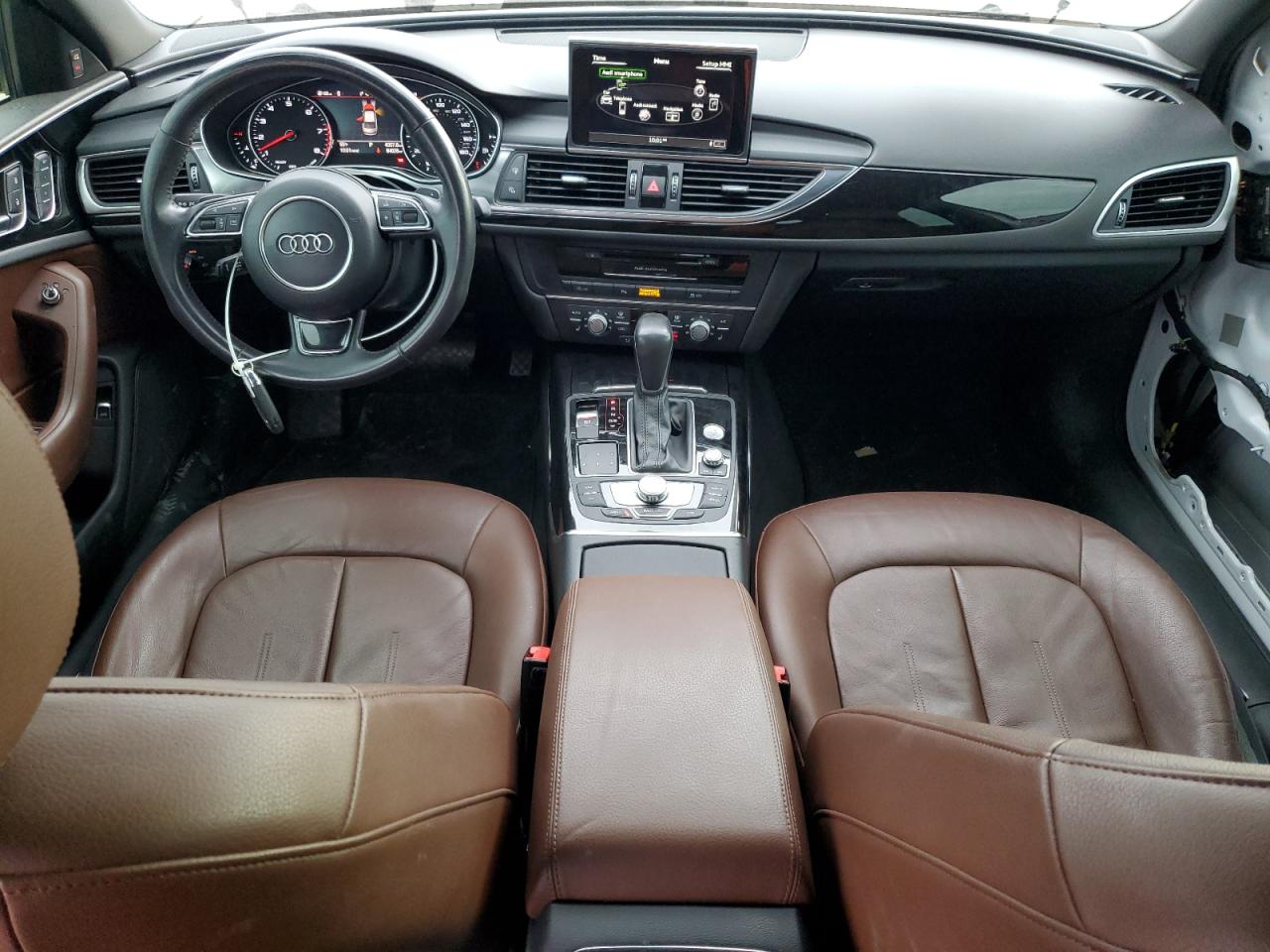 2018 Audi A6 VIN WAUC8AFC6JN104474 Copart auction photo, front end / stripped damage thumbnail 8
