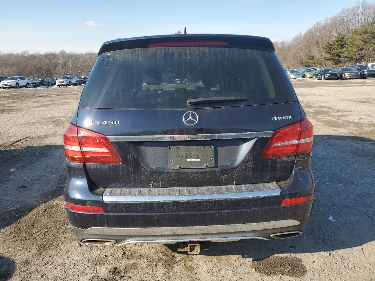 2017 Mercedes-Benz GLS-klasse VIN 4JGDF6EE5HA801340 Copart auction photo, front end / side damage thumbnail 6