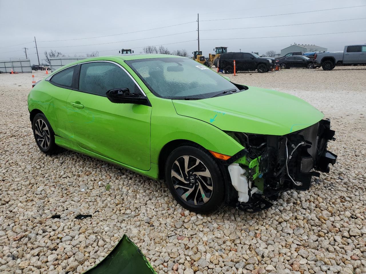 2017 Honda Civic VIN 2HGFC4B00HH311362 Copart auction photo, front end / rear end damage thumbnail 4