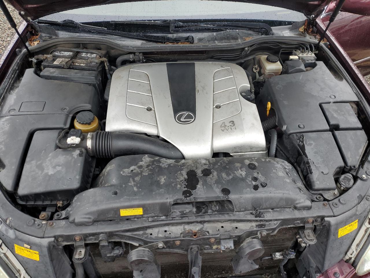 2004 Lexus LS VIN JTHBN36F740160131 Copart auction photo, normal wear damage thumbnail 11