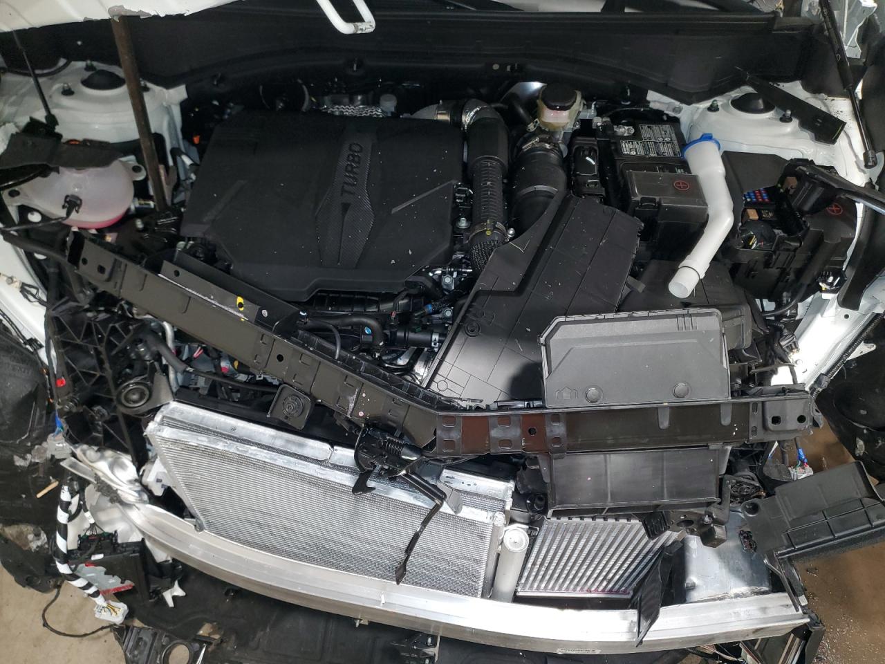 2025 Hyundai Santa Fe VIN 5NMP3DGL1SH088802 Copart auction photo, rollover damage thumbnail 12