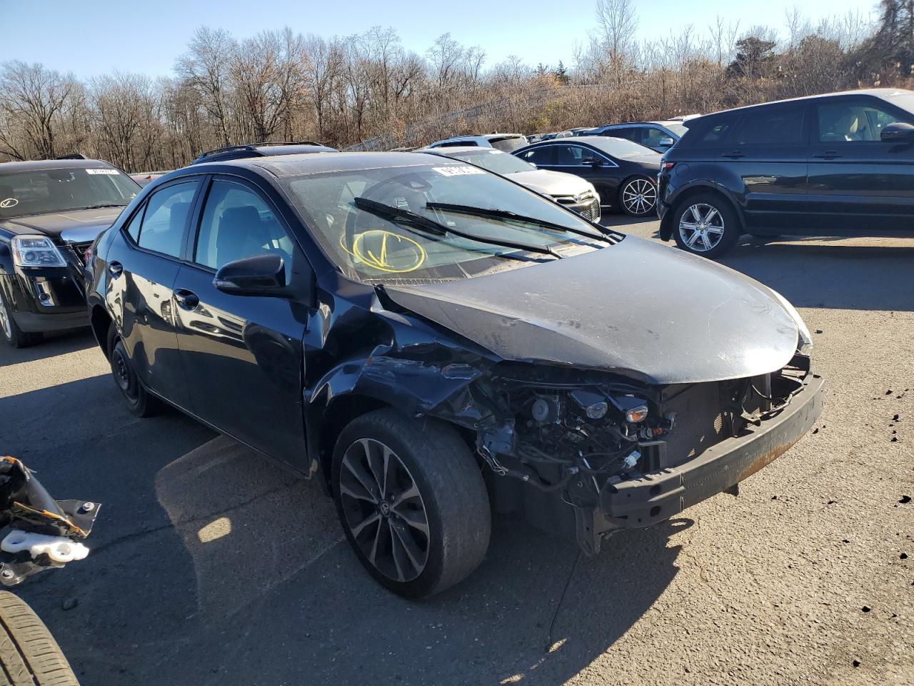 2018 Toyota Corolla VIN 2T1BURHE1JC099016 Copart auction photo, front end damage thumbnail 4