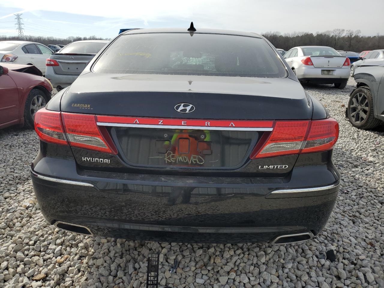 2011 Hyundai Azera VIN KMHFC4DF1BA544541 Copart auction photo, front end damage thumbnail 6