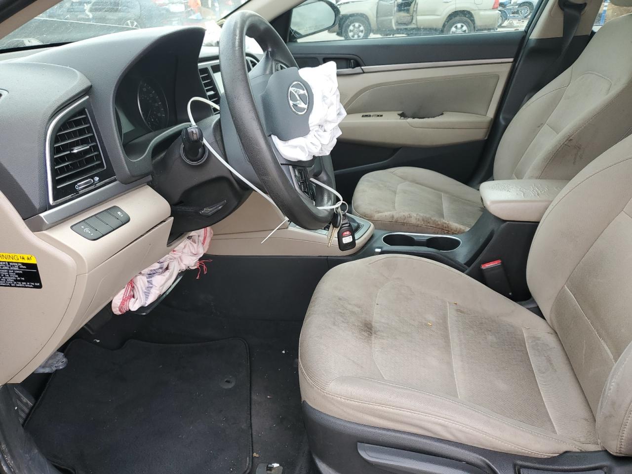 2017 Hyundai Elantra VIN 5NPD84LF5HH068715 Copart auction photo, front end / rear end damage thumbnail 7