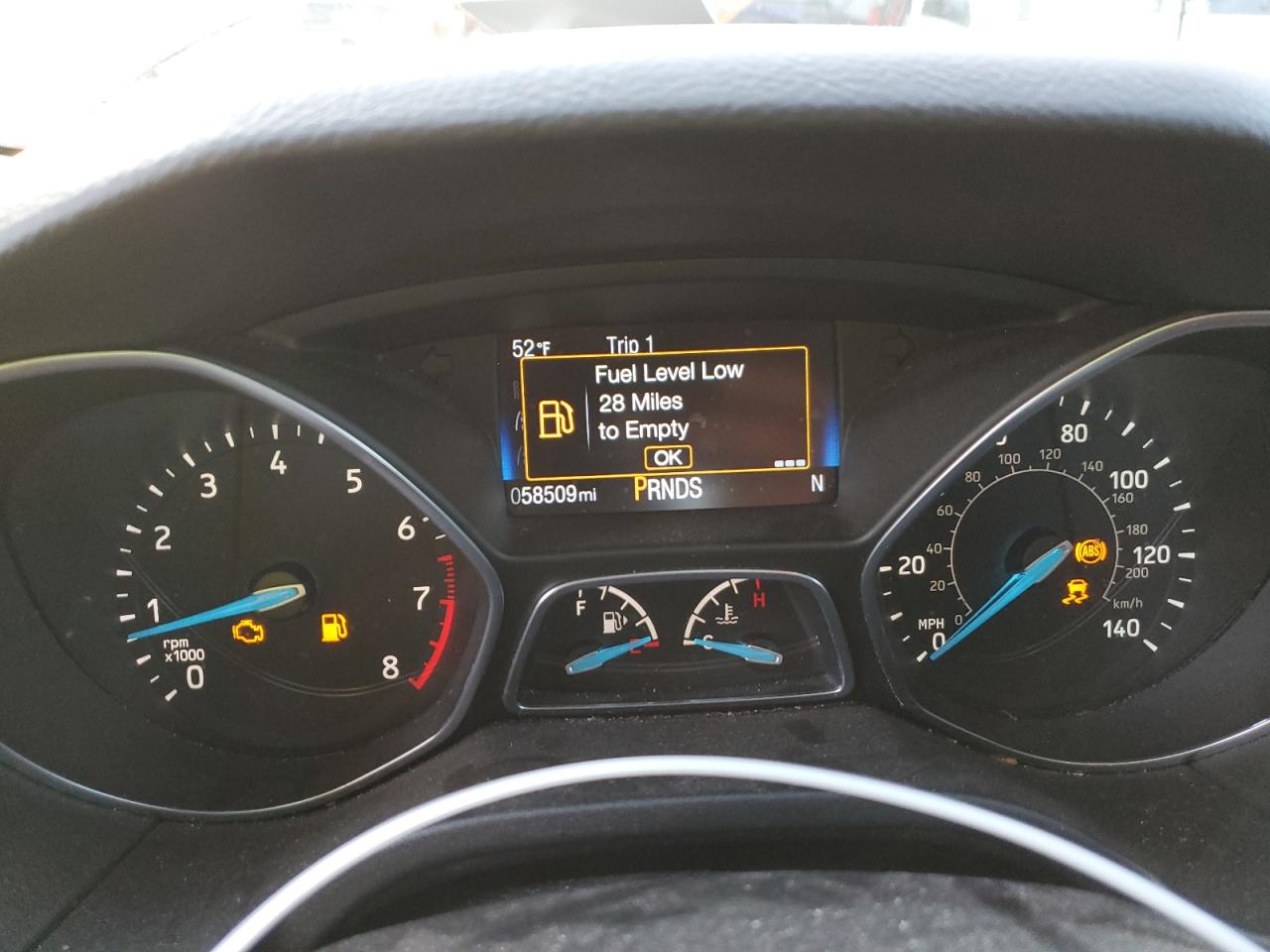 2017 Ford Focus VIN 1FADP3H20HL259902 Copart auction photo, side / undercarriage damage thumbnail 9