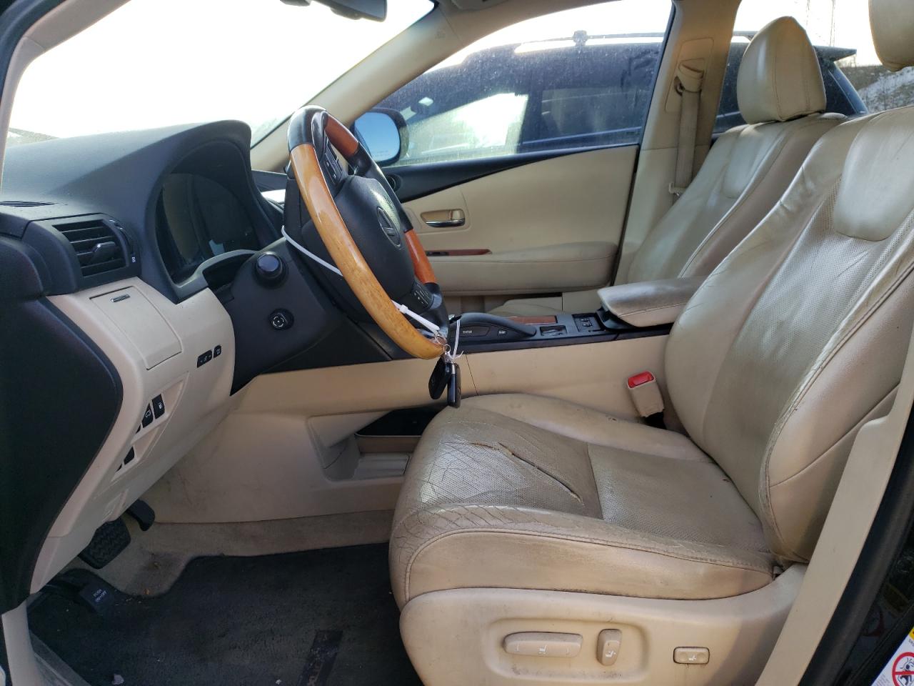 2010 Lexus RX VIN 2T2BK1BA4AC043015 Copart auction photo, side / rear end damage thumbnail 7