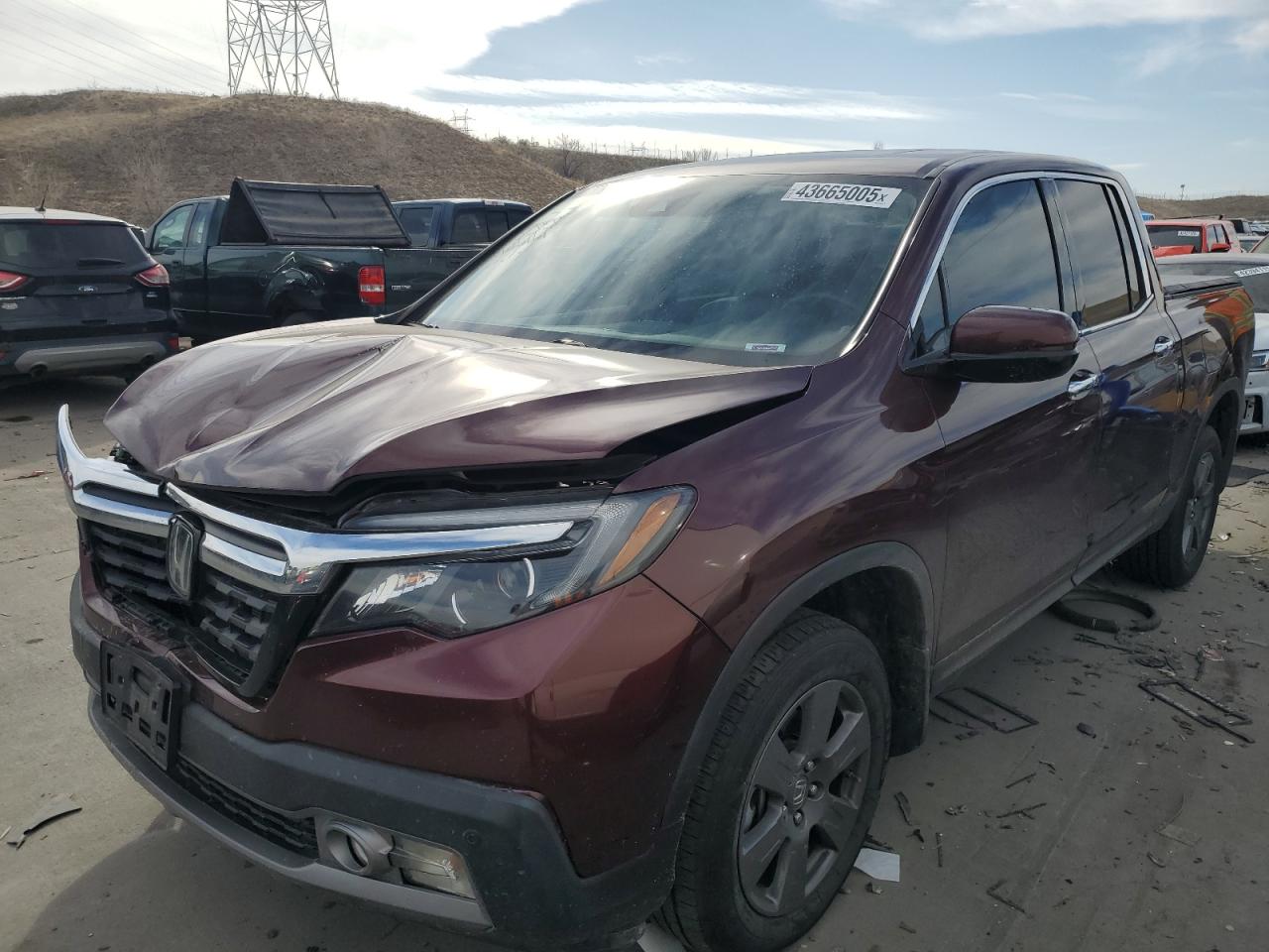 2020 Honda Ridgeline VIN 5FPYK3F76LB005283