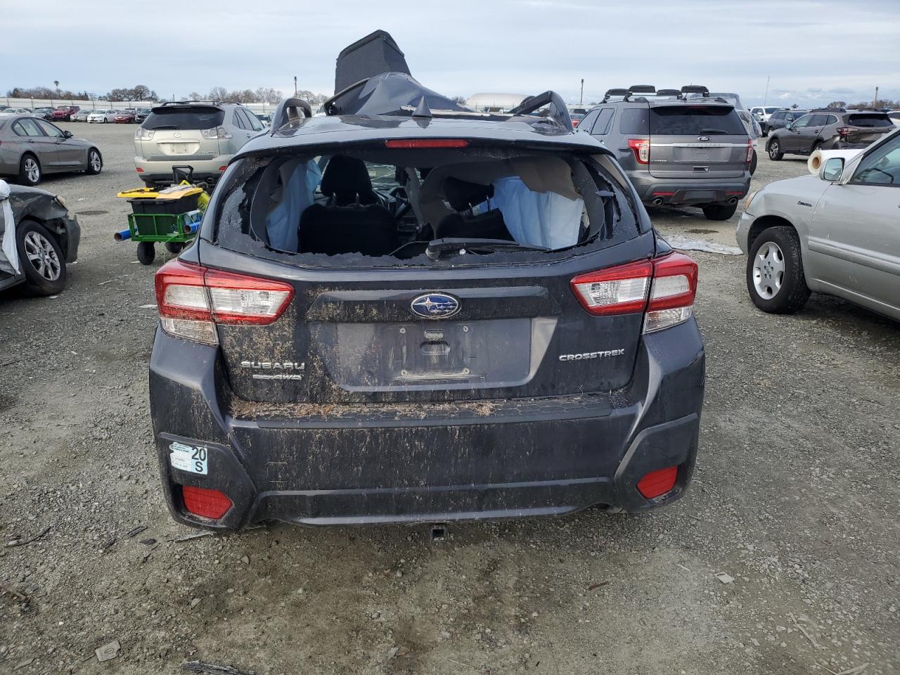 2019 Subaru XV VIN JF2GTAEC2K8282842 Copart auction photo, side / rollover damage thumbnail 6