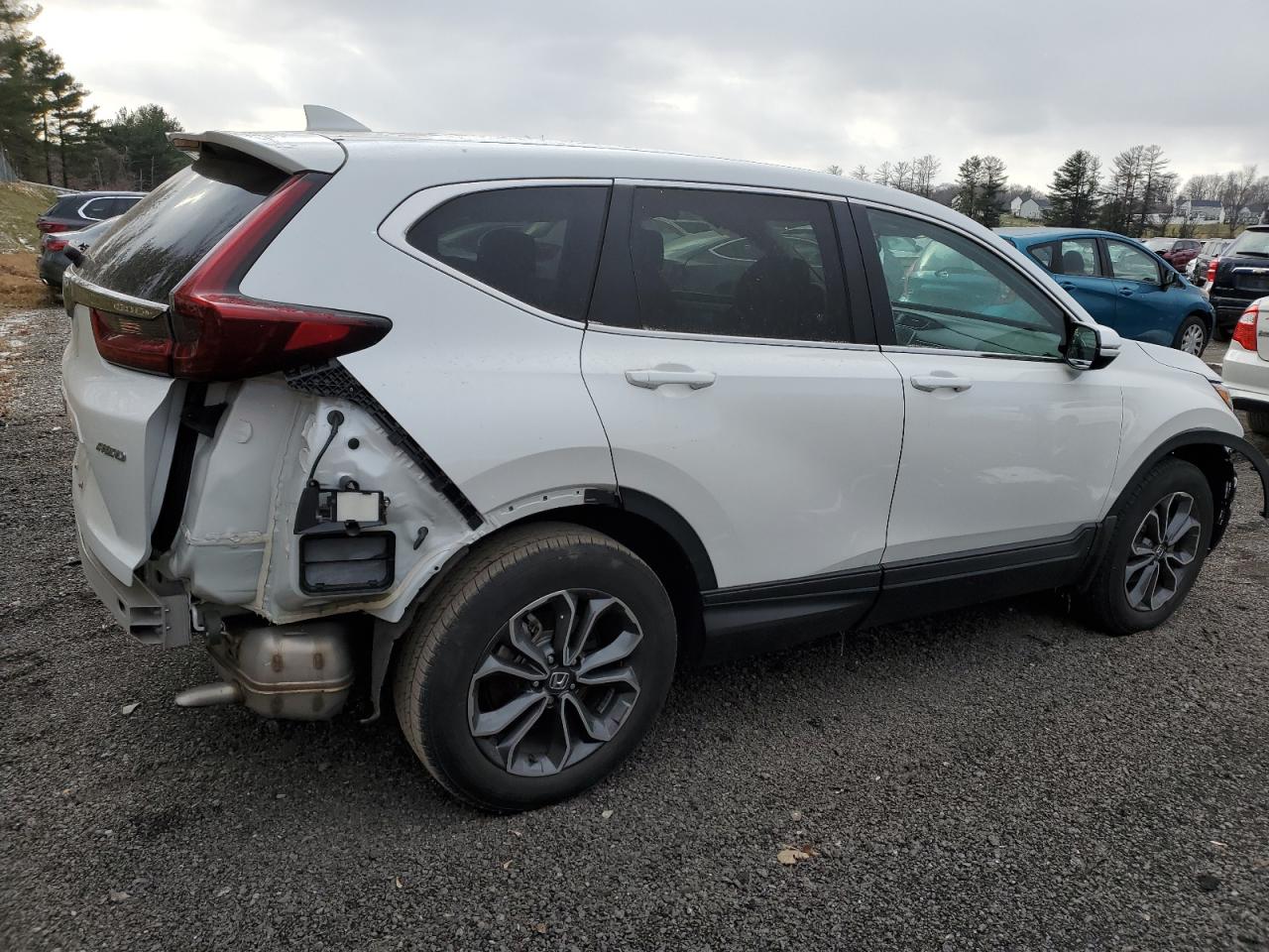 2021 Honda CR-V VIN 5J6RW2H54MA006976 Copart auction photo, all over / side damage thumbnail 3