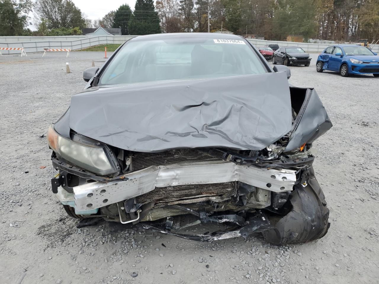 2012 Honda Civic VIN 19XFB2F58CE370501 Copart auction photo, front end / rear end damage thumbnail 5