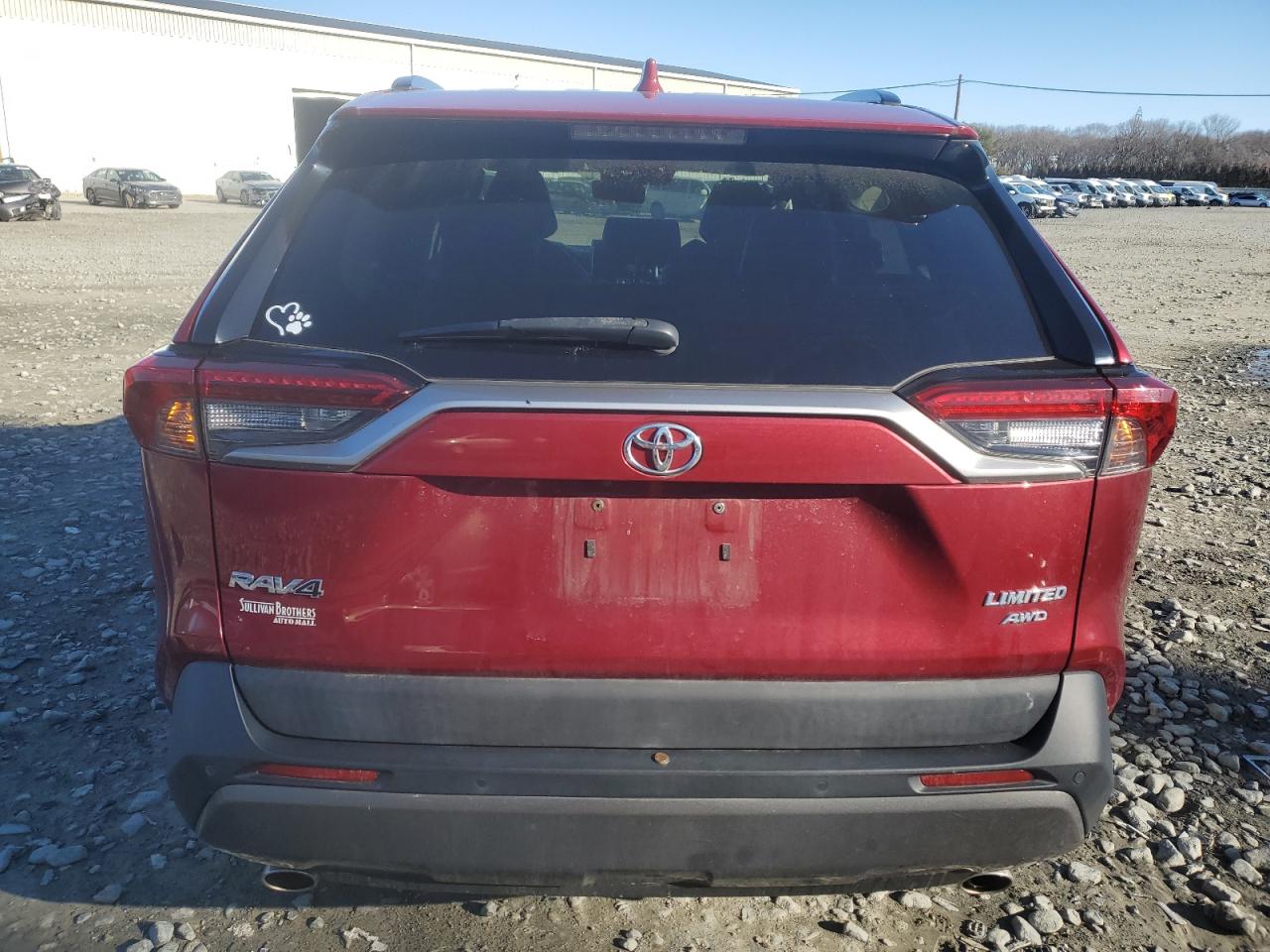 2019 Toyota RAV 4 VIN 2T3N1RFV1KC017934 Copart auction photo, side / rear end damage thumbnail 6