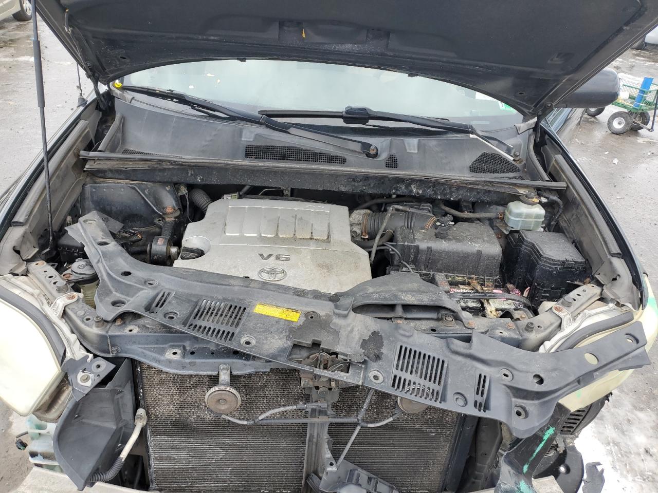 2008 Toyota Highlander VIN JTEES41A182022017 Copart auction photo, front end / side damage thumbnail 12