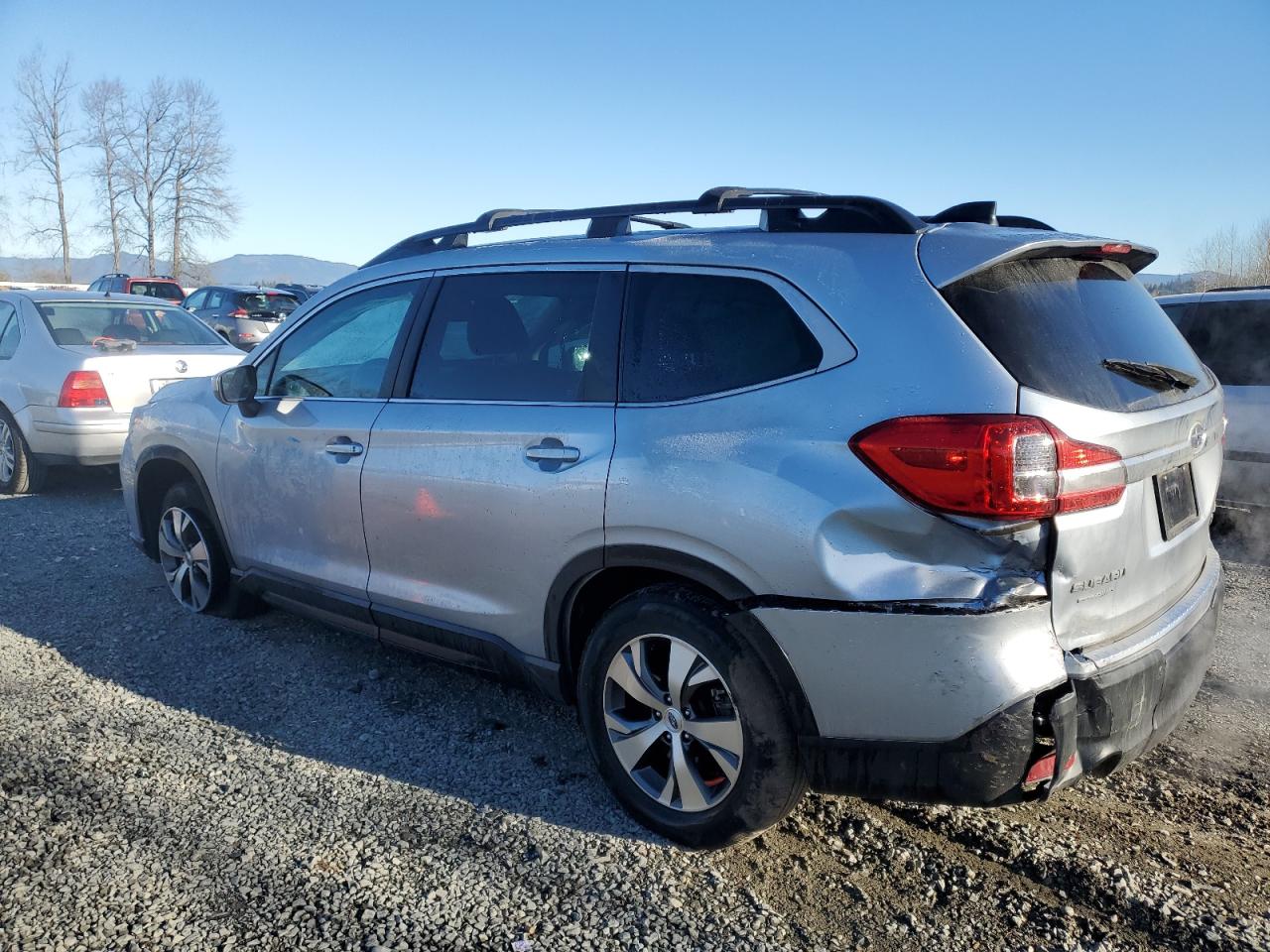 2020 Subaru Ascent VIN 4S4WMAFDXL3417588 Copart auction photo, side / rear end damage thumbnail 2