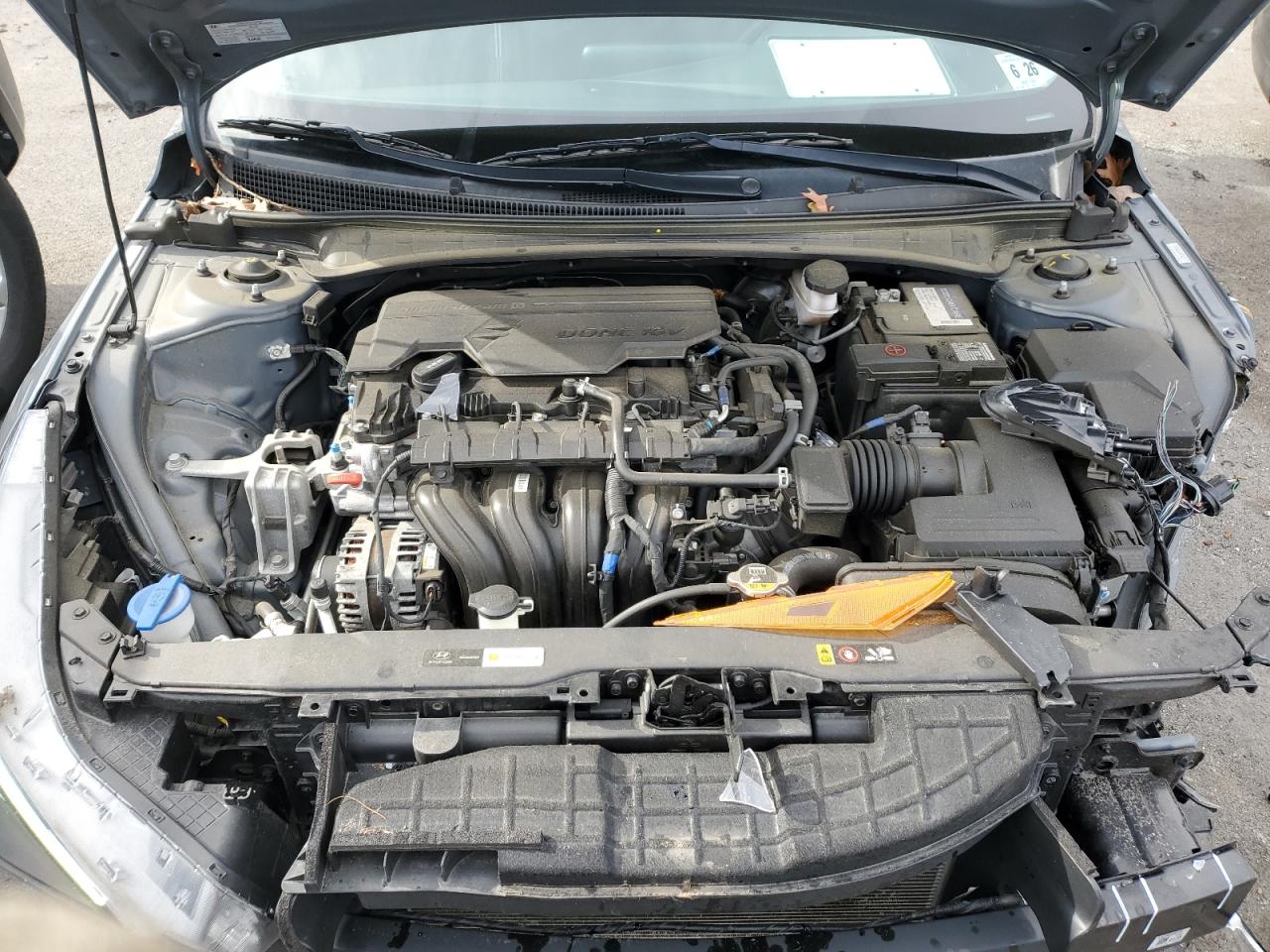 2021 Hyundai Elantra VIN KMHLM4AG0MU066014 Copart auction photo, front end damage thumbnail 12