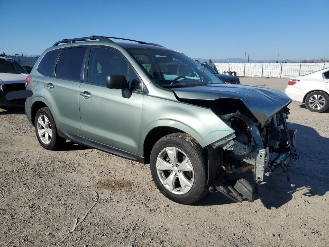 2015 Subaru Forester VIN JF2SJABC7FH822051 Copart auction photo, front end damage thumbnail 6