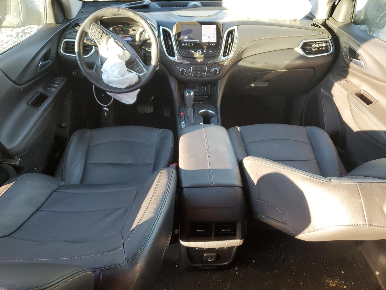 2021 Chevrolet Equinox VIN 2GNAXXEV4M6136021 Copart auction photo, side / front end damage thumbnail 8