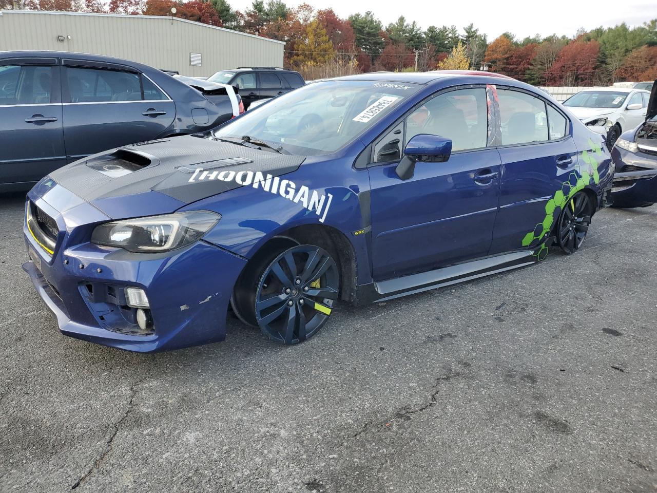 2016 Subaru WRX VIN JF1VA1E66G9831360