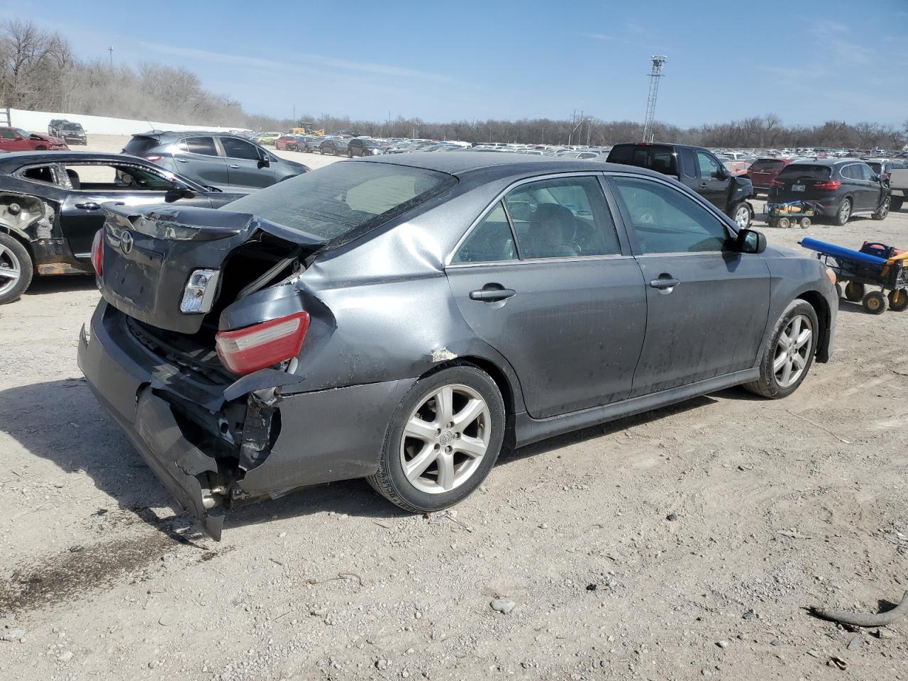 2008 Toyota Camry VIN 4T1BE46K98U261430 Copart auction photo, rear end / minor dent/scratches damage thumbnail 3