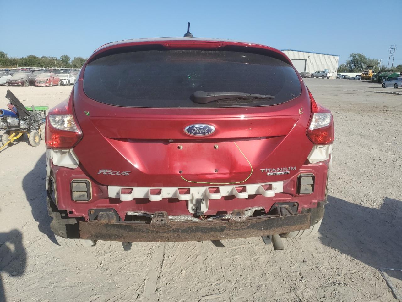 2014 Ford Focus VIN 1FADP3N27EL237279 Copart auction photo, rear end / minor dent/scratches damage thumbnail 6