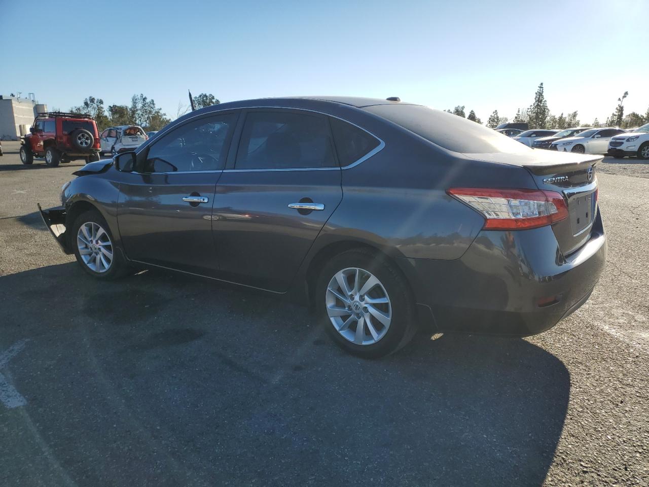 2015 Nissan Sentra VIN 3N1AB7AP9FY269201 Copart auction photo, front end damage thumbnail 2