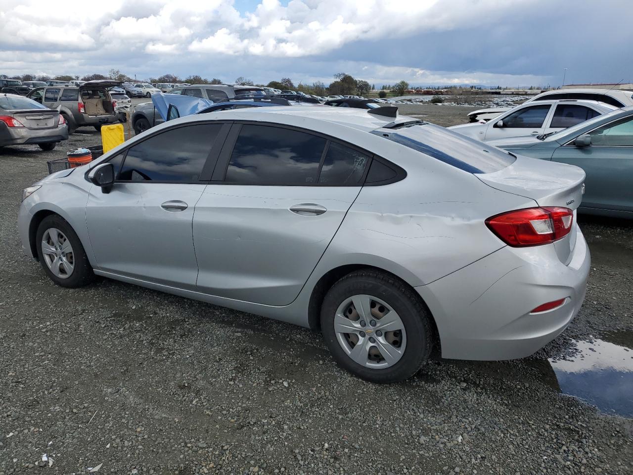 2018 Chevrolet Cruze VIN 1G1BC5SM4J7140566 Copart auction photo, vandalism damage thumbnail 2