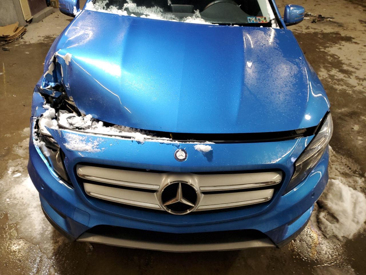 2015 Mercedes-Benz GLA-klasse VIN WDCTG4GB6FJ048655 Copart auction photo, front end / side damage thumbnail 12