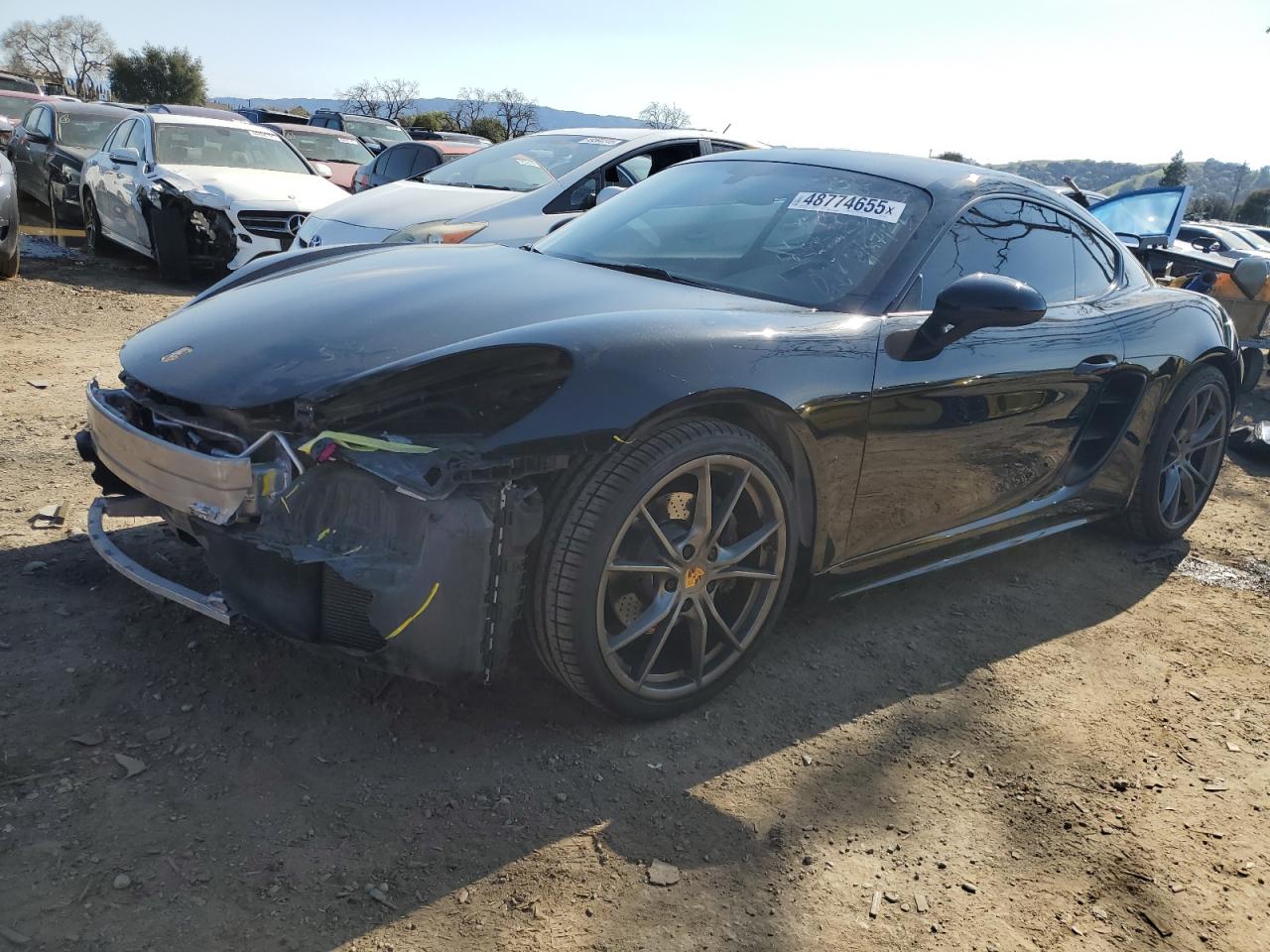 2017 Porsche Cayman VIN WP0AA2A89HS270801 - Copart auction photo