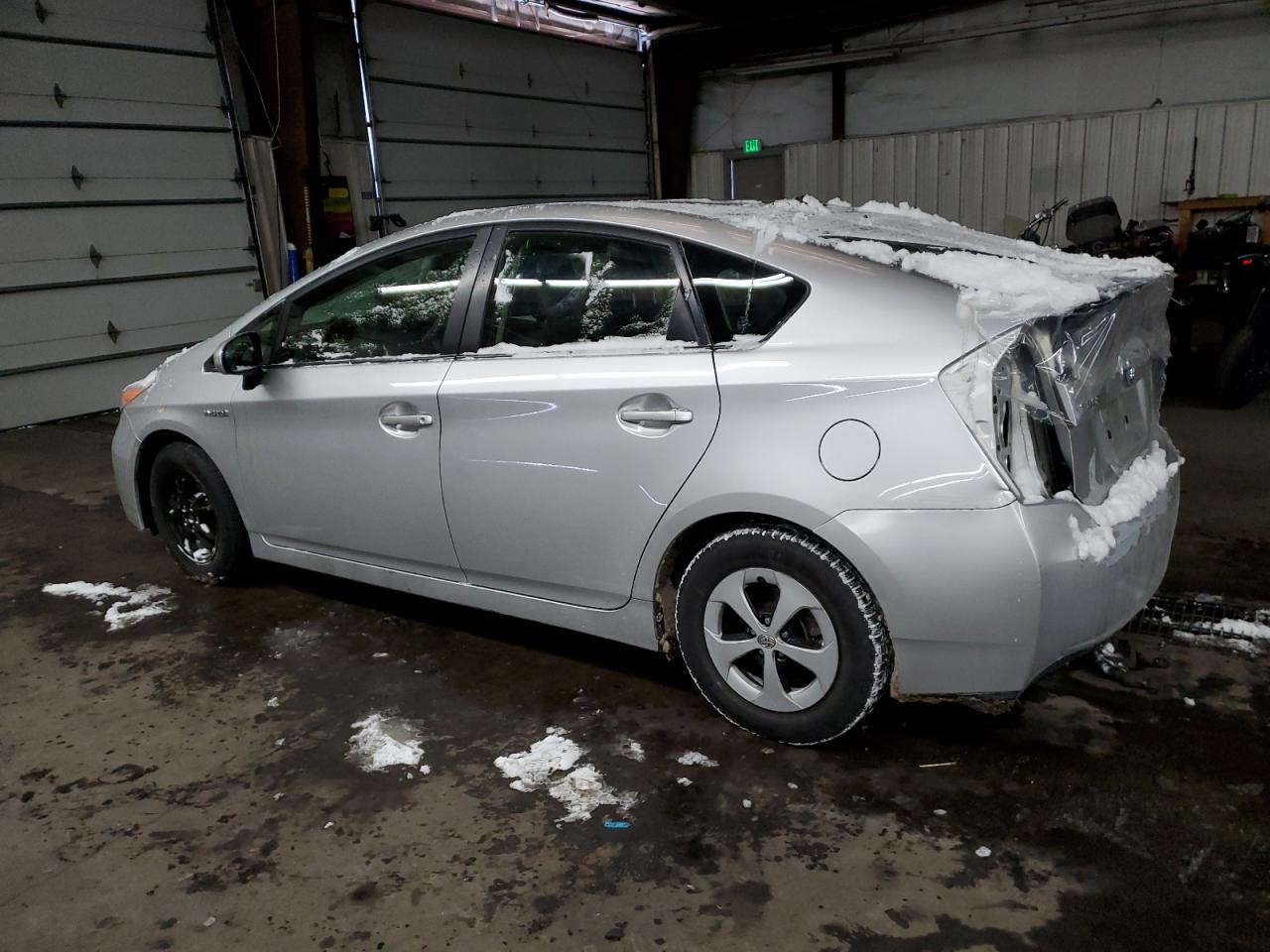 2014 Toyota Prius VIN JTDKN3DUXE1762942 Copart auction photo, all over damage thumbnail 2