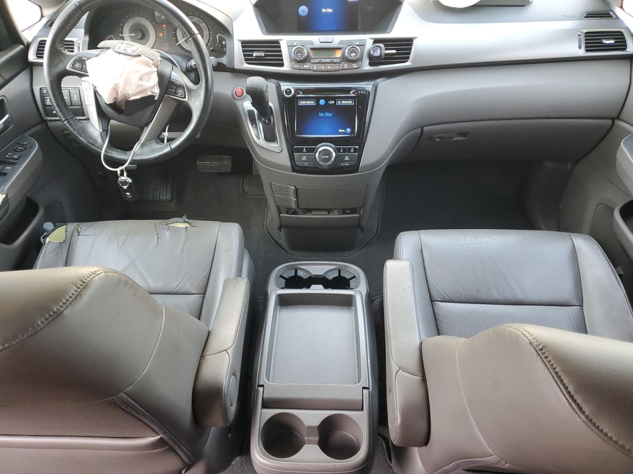 2014 Honda Odyssey VIN 5FNRL5H69EB017277 Copart auction photo, front end damage thumbnail 8