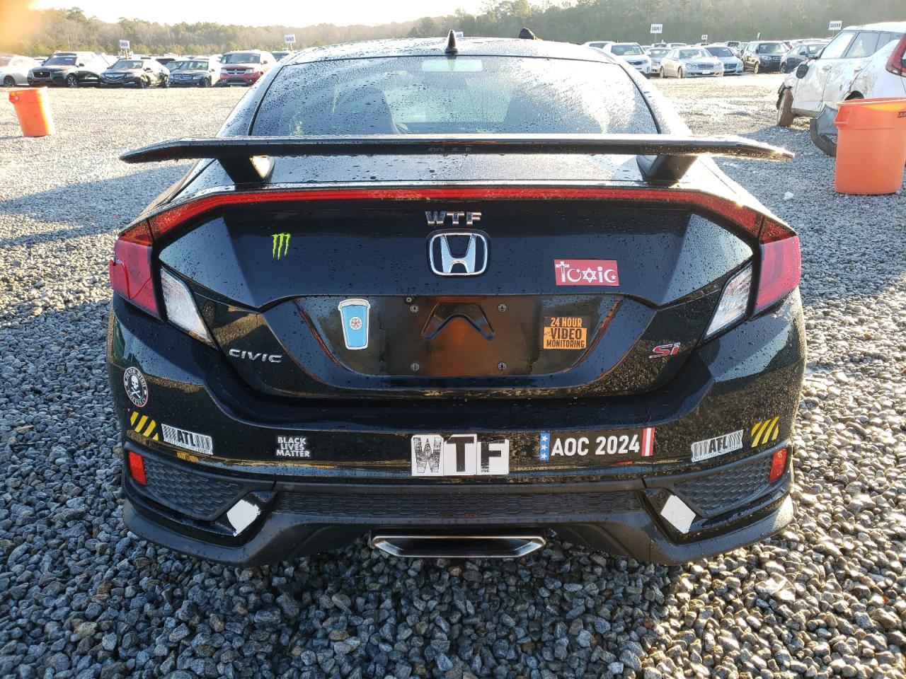 2019 Honda Civic VIN 2HGFC3A52KH750853 Copart auction photo, front end / rear end damage thumbnail 6