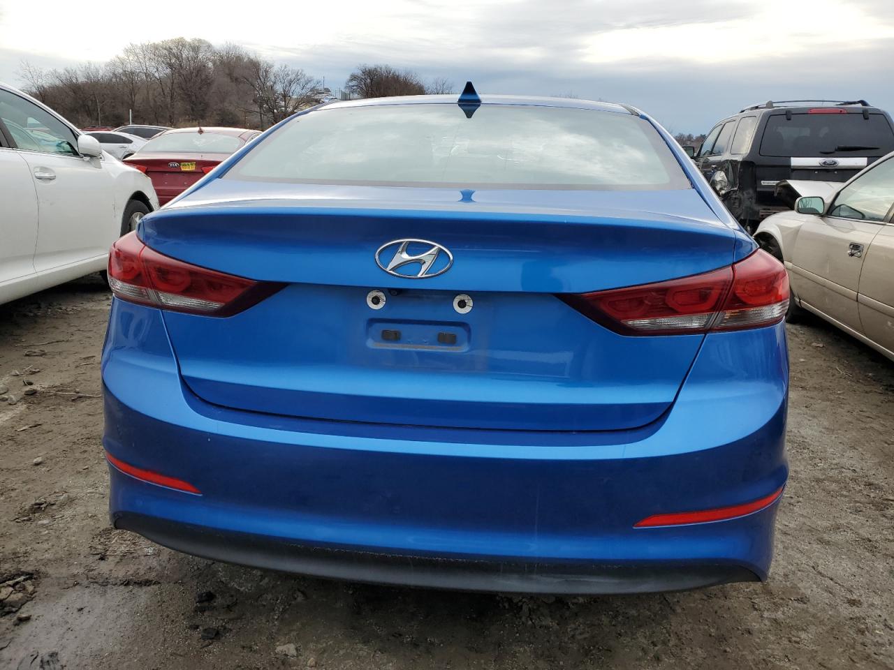 2017 Hyundai Elantra VIN KMHD84LF8HU263760 Copart auction photo, all over damage thumbnail 6