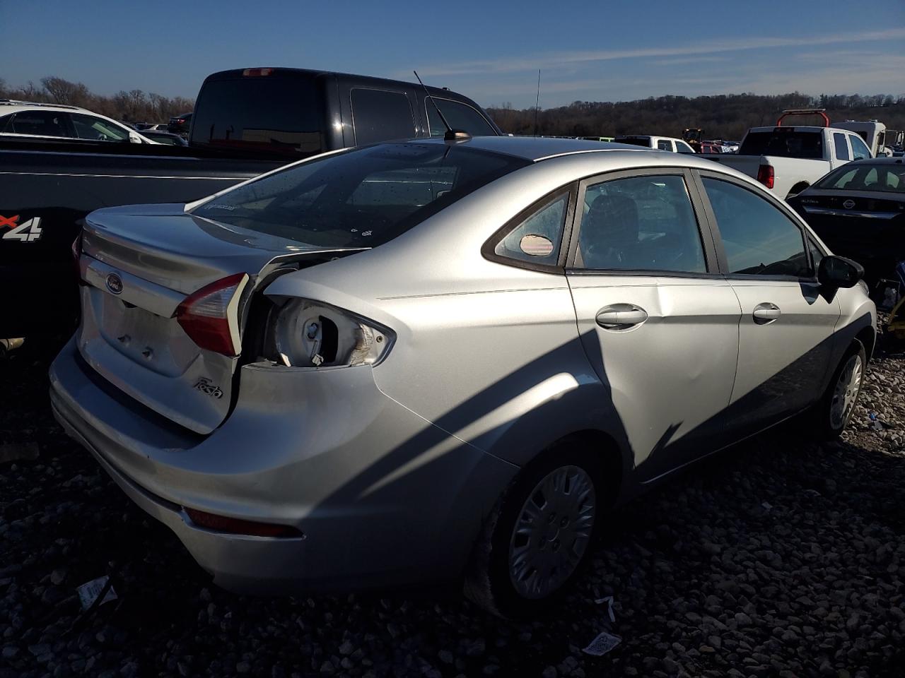 2019 Ford Fiesta VIN 3FADP4AJ8KM127273 Copart auction photo, all over damage thumbnail 3