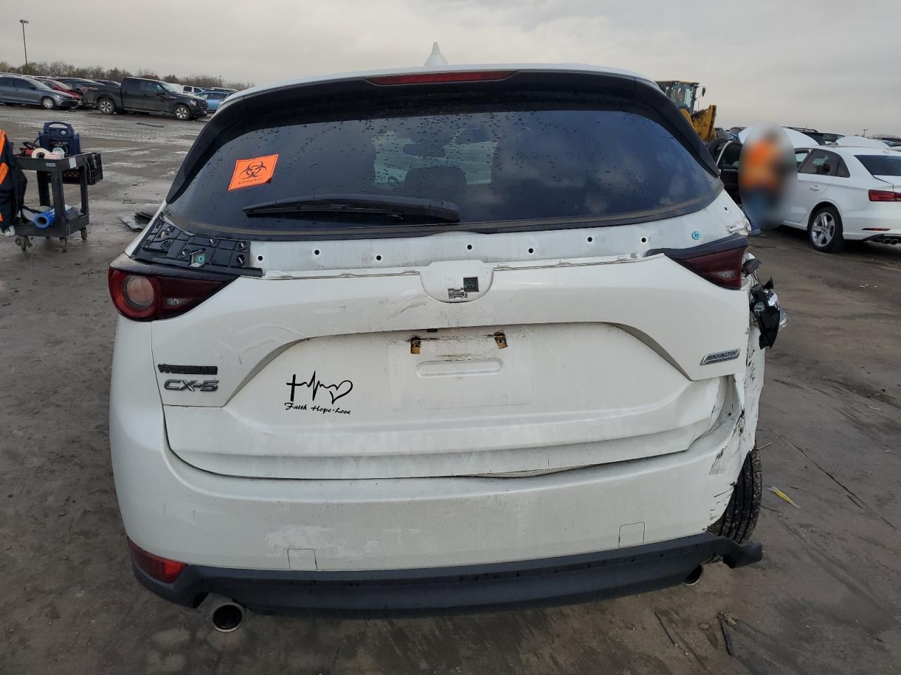 2019 Mazda CX-5 VIN JM3KFACM2K0697466 Copart auction photo, all over damage thumbnail 6