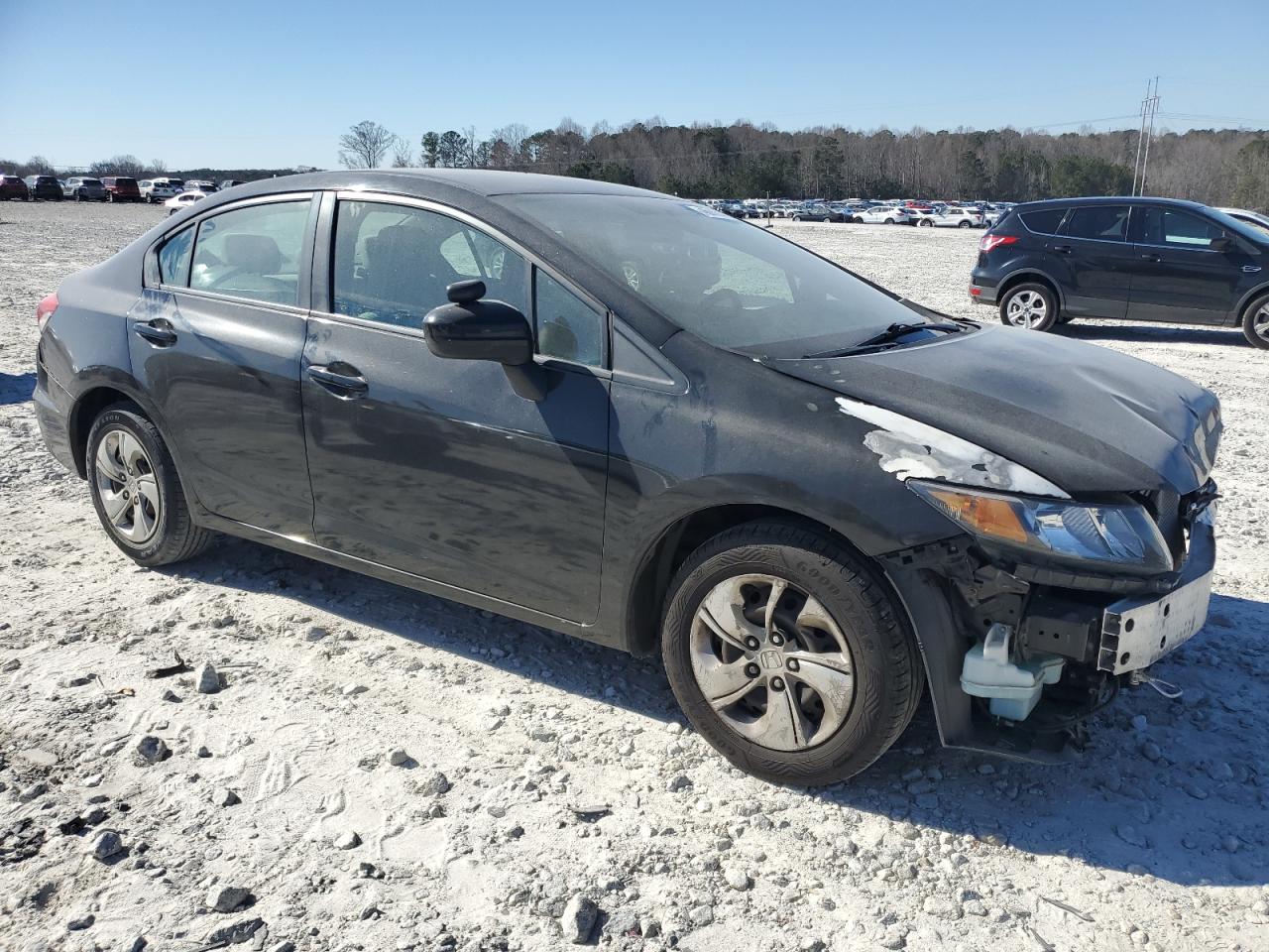 2015 Honda Civic VIN 2HGFB2F50FH506968 Copart auction photo, front end damage thumbnail 4