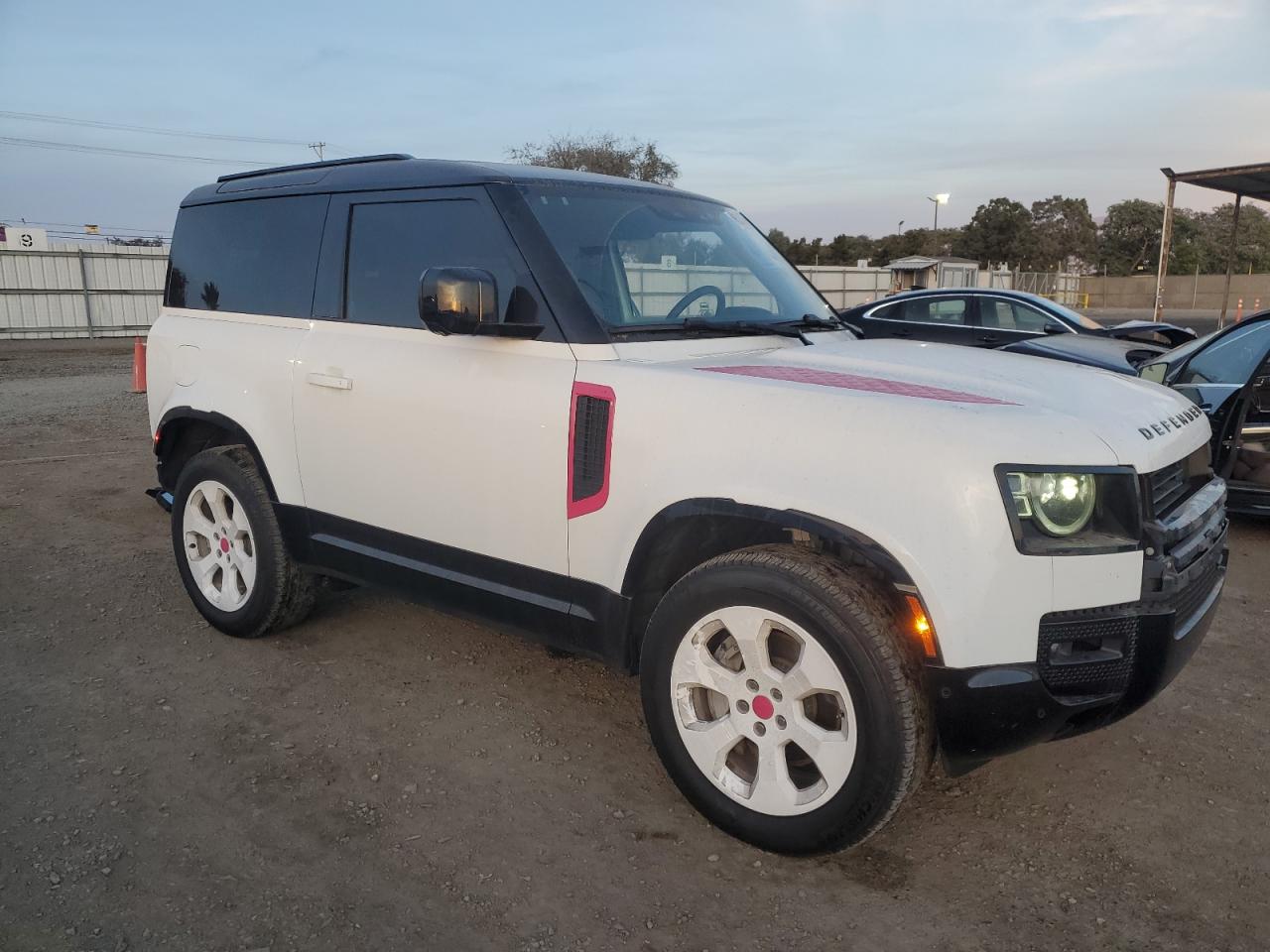 2023 Land Rover Defender VIN SALE26EU5P2114811 Copart auction photo, all over damage thumbnail 4