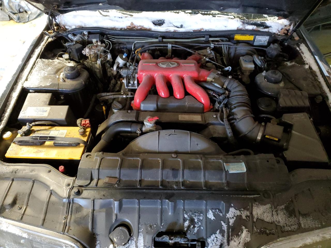 1992 Infiniti Q45 VIN JNKNG01C2NM210544 Copart auction photo, top/roof / undercarriage damage thumbnail 11
