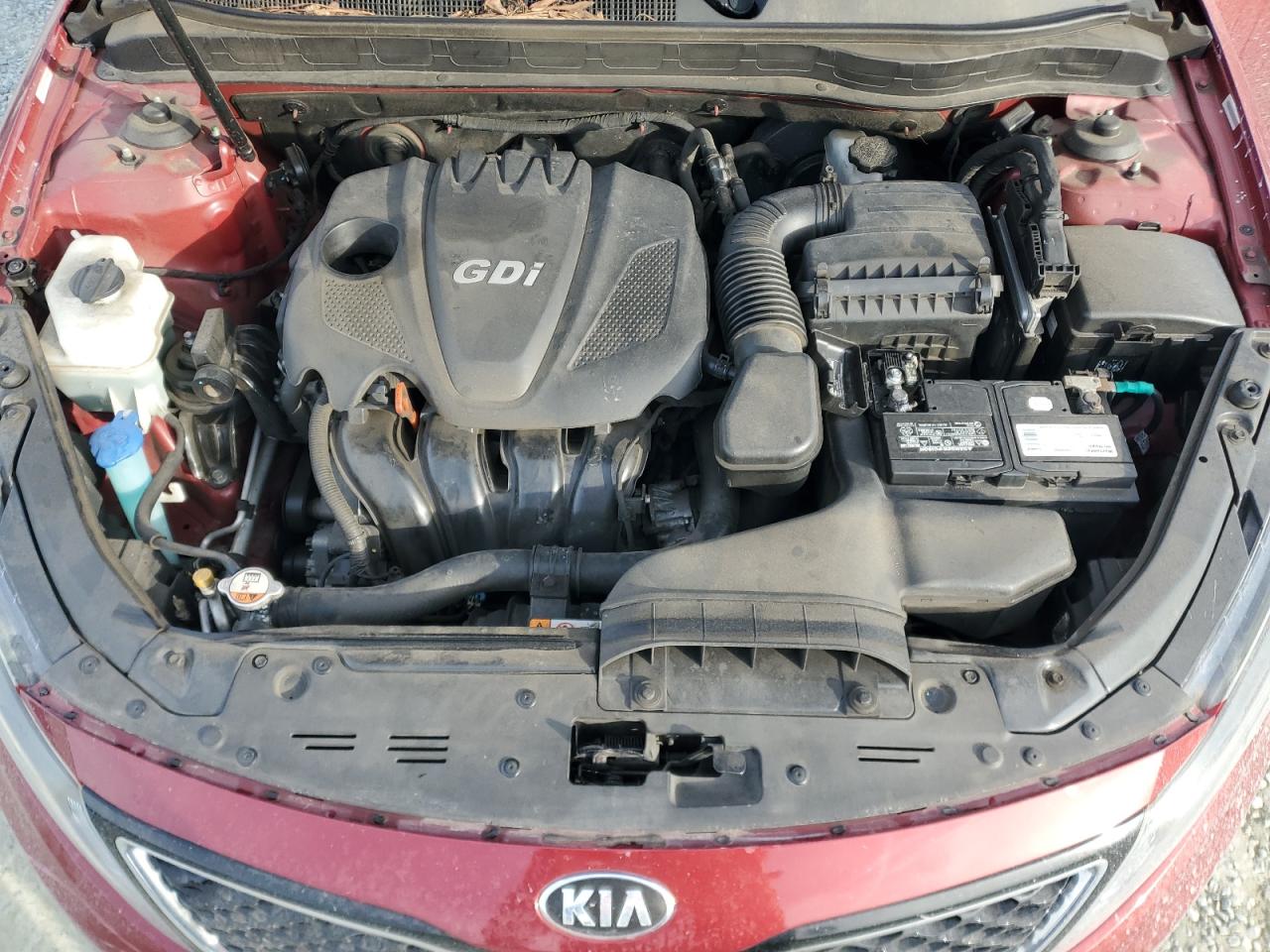 2014 KIA Optima VIN 5XXGM4A7XEG339571 Copart auction photo, rear end damage thumbnail 11