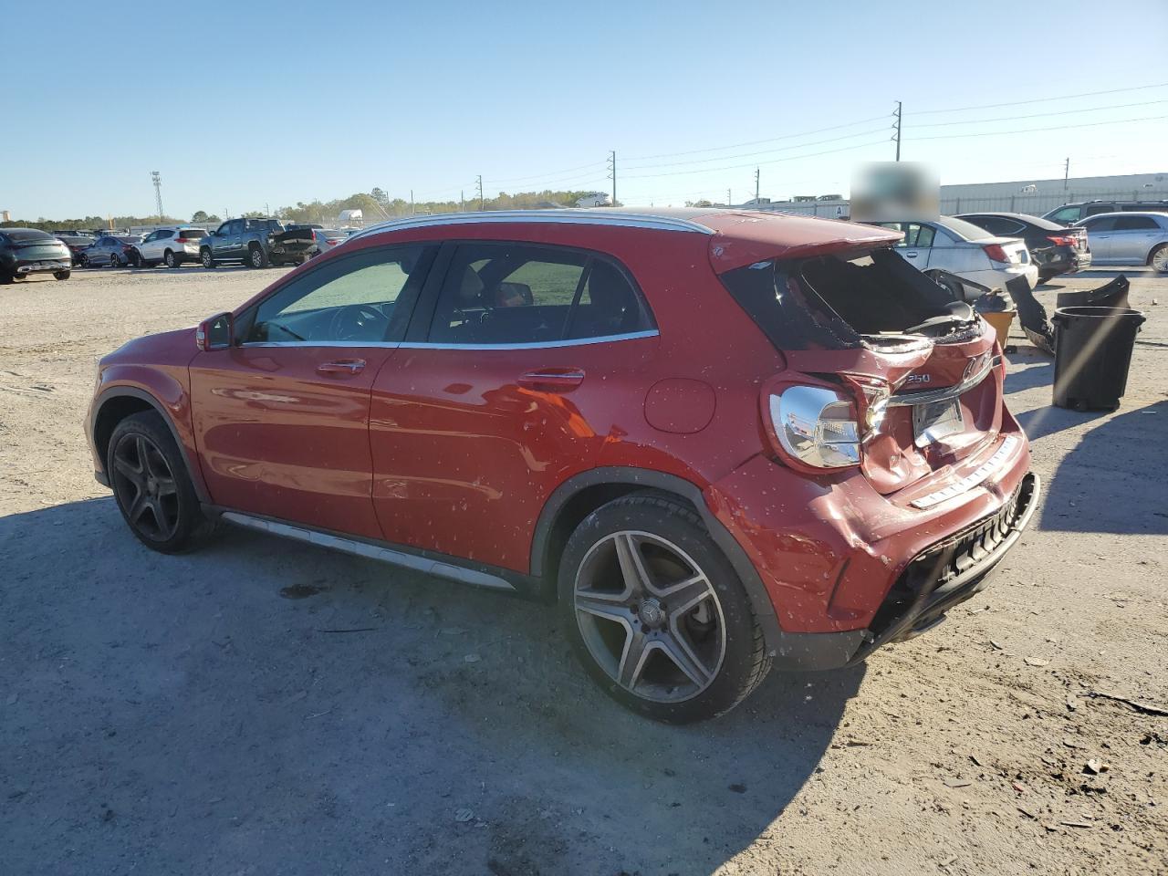 2016 Mercedes-Benz GLA-klasse VIN WDCTG4EB0GJ198863 Copart auction photo, rear end / minor dent/scratches damage thumbnail 2