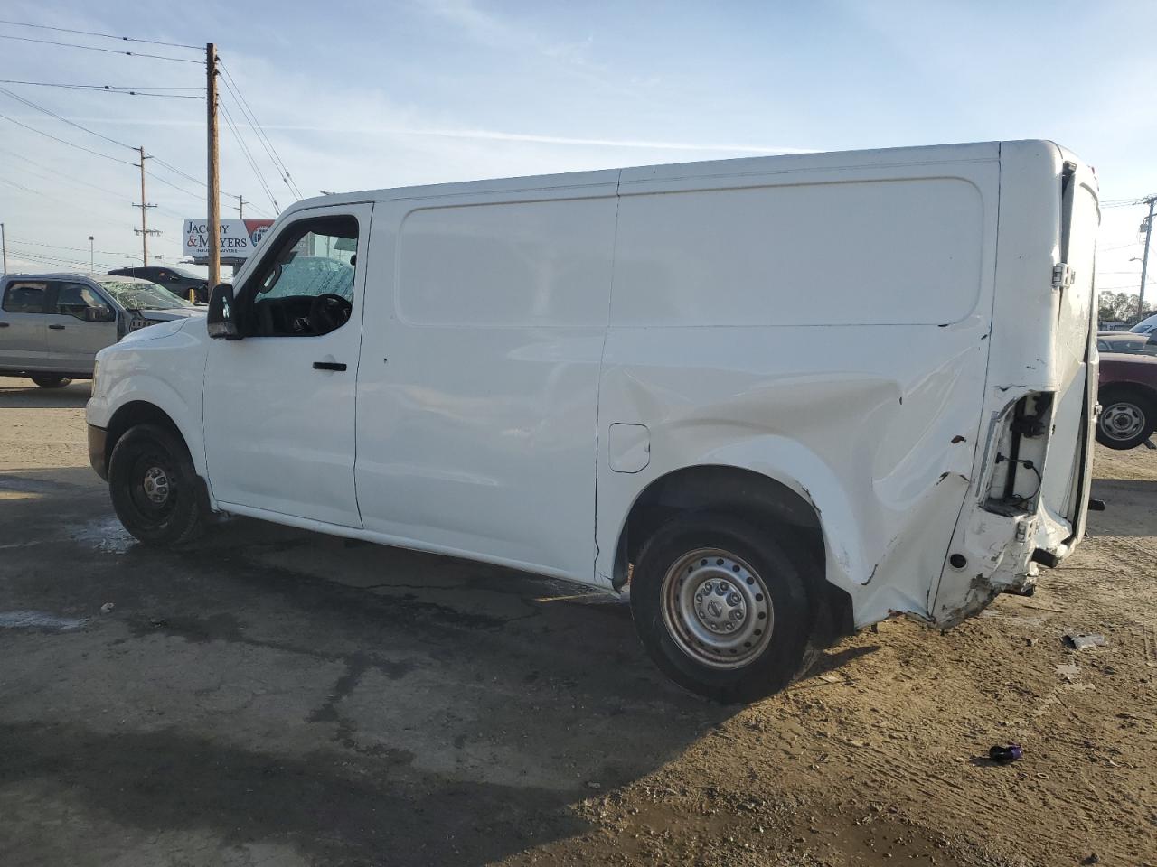 2014 Nissan NV VIN 1N6BF0KL4EN105579 Copart auction photo, rear end / front end damage thumbnail 2