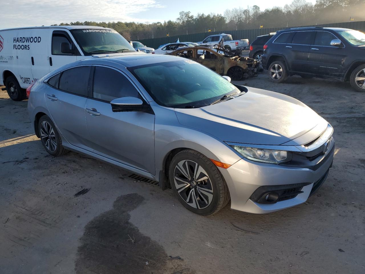 2017 Honda Civic VIN 19XFC1F32HE014574 Copart auction photo, front end damage thumbnail 4