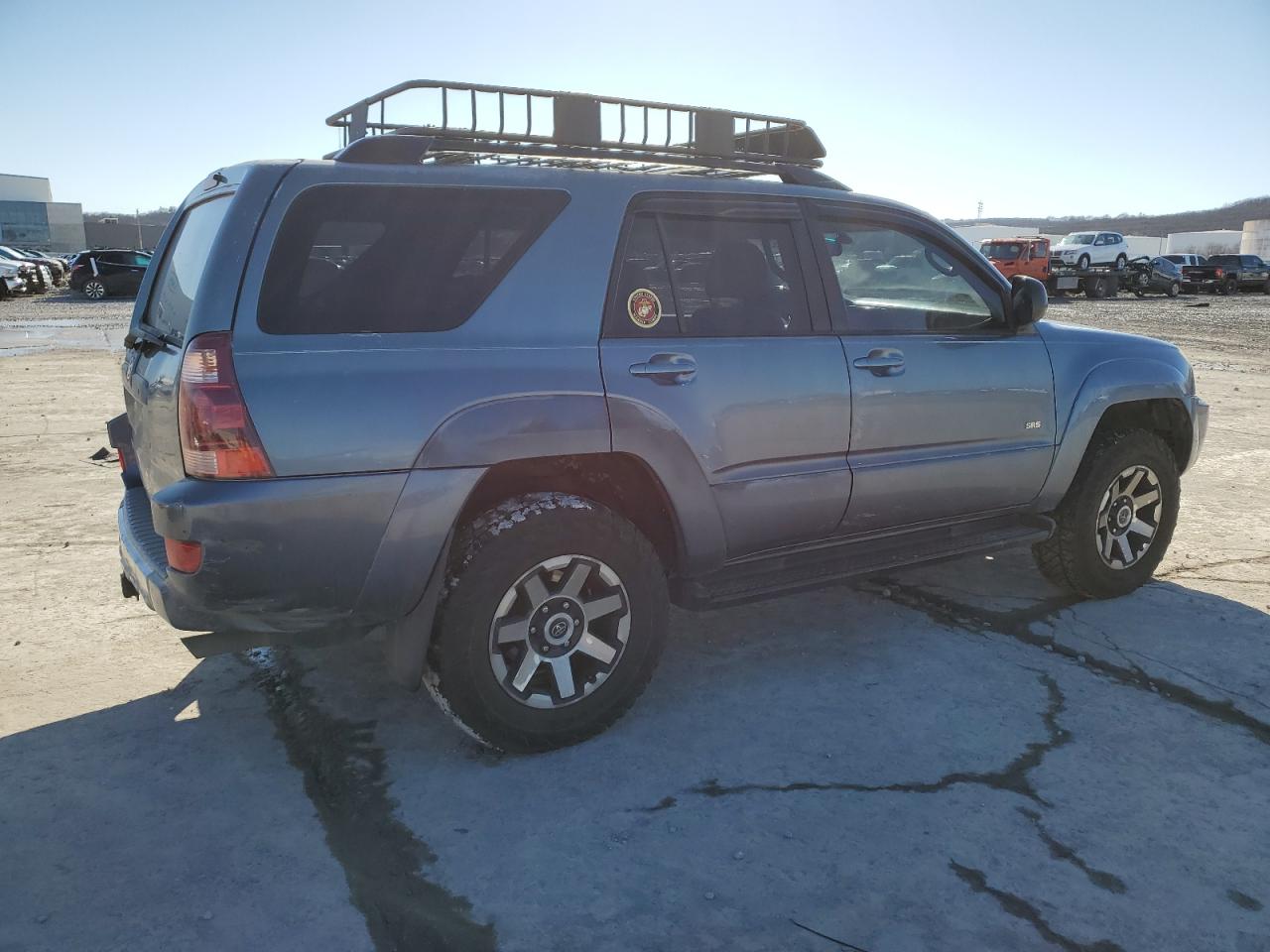 2004 Toyota 4Runner VIN JTEZU14R848013821 Copart auction photo, side / front end damage thumbnail 3