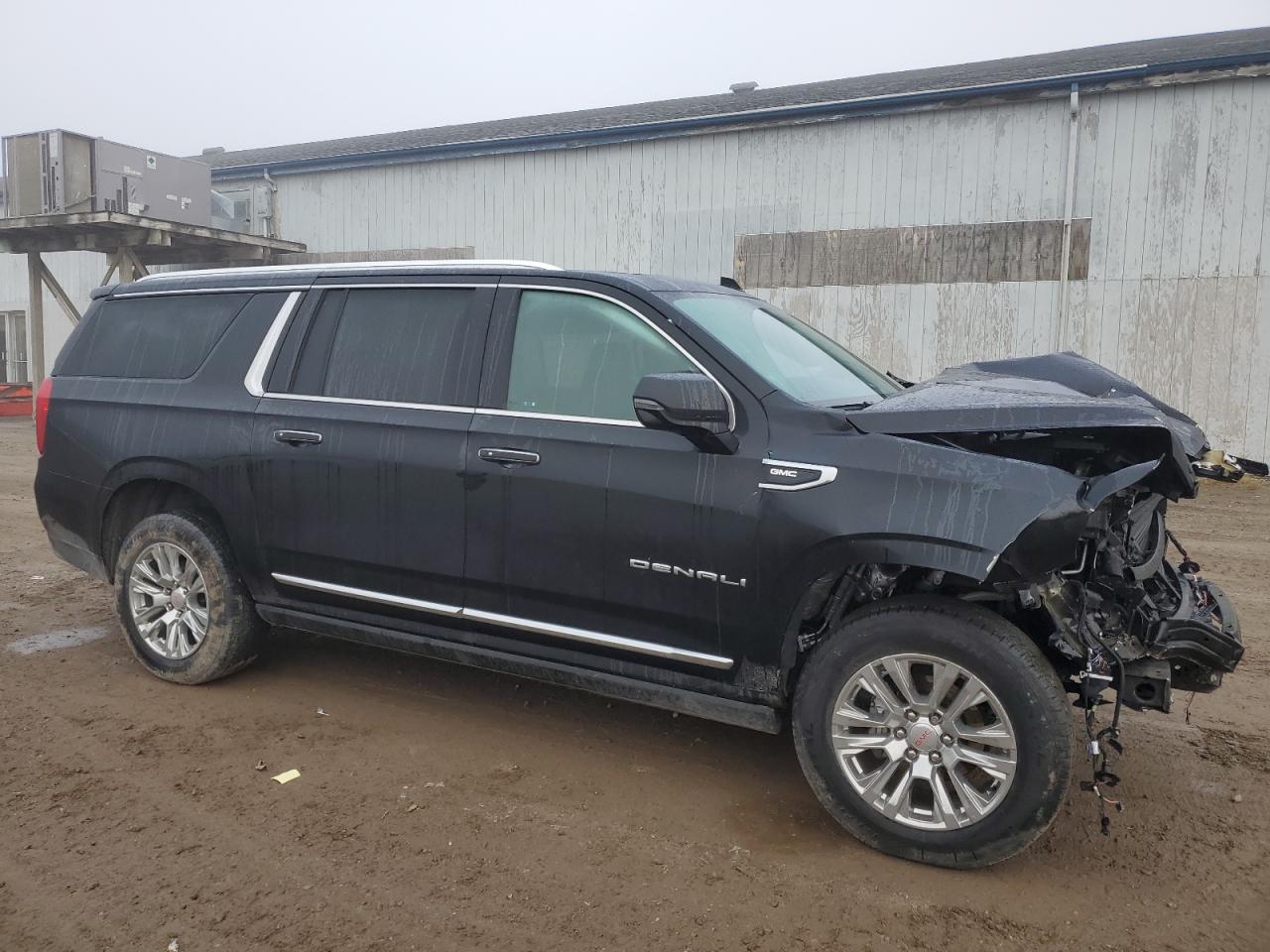 2022 GMC Yukon VIN 1GKS2JKL9NR173720 Copart auction photo, front end / side damage thumbnail 4